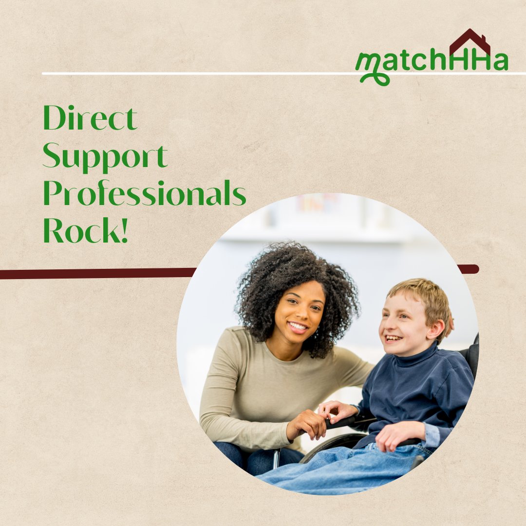 matchHHA_app's tweet photo. This week we recognize the hard work and dedication of all Direct Support Professionals! We are incredibly thankful for everything you do to help individuals with disabilities live a happier, healthier life.
#DSPRecognition #DSPRocks #DSPAppreciation https://t.co/VcfetRZxPF