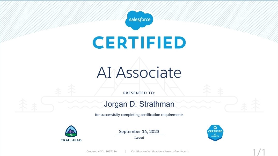 Popped over to the Marriot Marquis this AM to take my @Salesforce AI Associate exam. Watching 400x #Trailblazers simultaenously login to Webassessor was a sight to behold! Excellent leadership from the proctor and support staff. 👏🏻