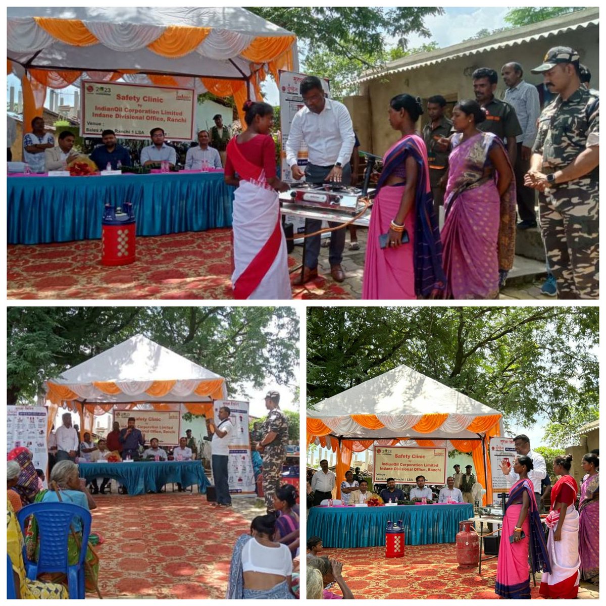 Ulihatu, birthplace of Bhagwan Birsa Munda, shines as a beacon of India's tribal heritage! An LPG Panchayat, guided by Hon'ble MoS @MoPNG, led by Ranchi Indane DO &amp; Khunti Terminal, embodies #NationFirst, boosting safety, health &amp; #tribalupliftment. 
DC Khunti commends the event.