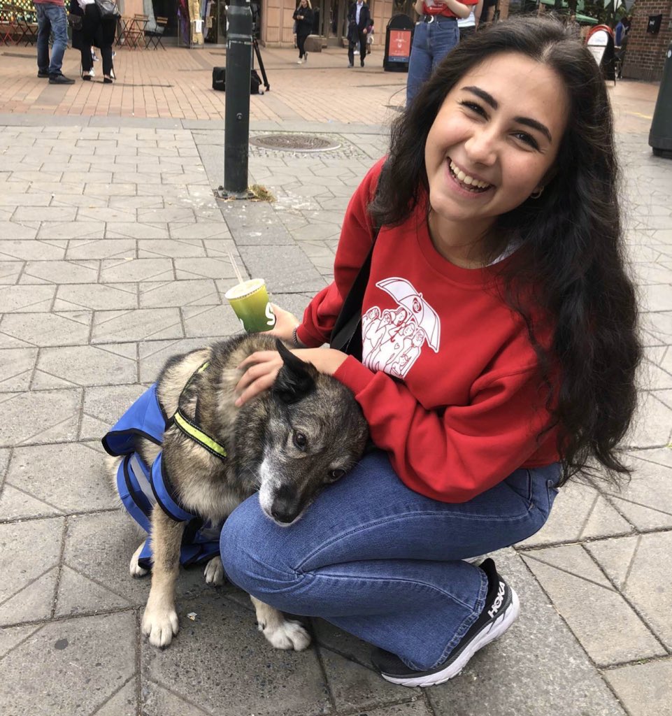 Tusen takk til alle dere som til sammen ga meg 1378 personstemmer❤️ Spennende å få sitte i bystyret! Også er det bare å gratulerer høyresiden med valget, og brette opp ermene. Hvis responsen deres er den samme som hunden deres når de ser meg, så kan jo disse 4 årene bli gøy!