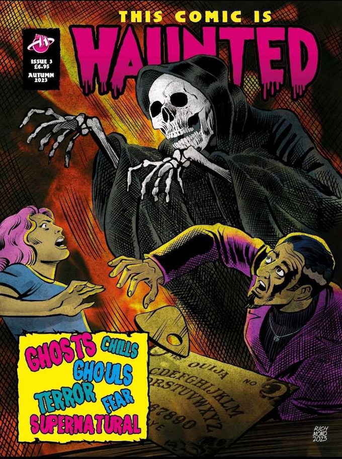 ImChristoff's tweet photo. Just a kind reminder... 👀‼️

🚨Only 3 days remaining🚨

This Comic is Haunted #3 👻 by @The77Ltd Don't miss it out, there are really cool add-ons. Follow the link for more 👇🏻

https://t.co/53ojWL4BFp

#ThisComicIsHaunted #The77Publications #Comics #Horror #Mystery #GhostStories https://t.co/tpiKmsvmxh