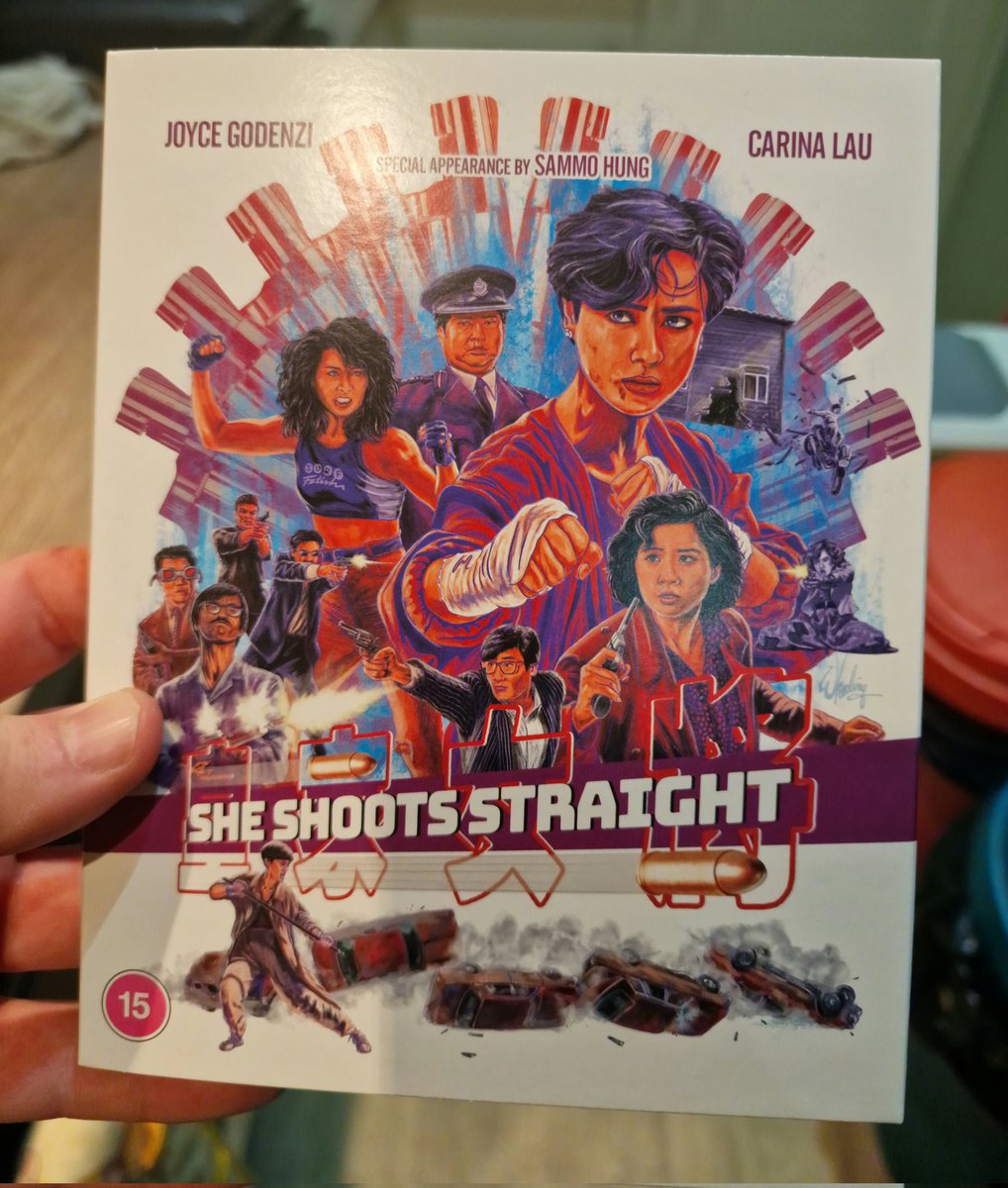 SirJamieH's tweet photo. Nice early delivery of She Shoots Straight from @Eurekavideo today #BluRay #FlimTwitter https://t.co/hpCRpvbUZj