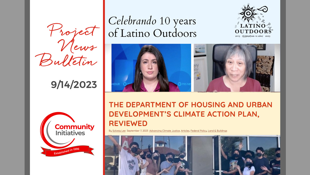 It's time for Project News! • Join @LatinoOutdoors in celebrating their 10th anniversary! • @loud4tmrw new office space • @attendanceworks helps reporters interpret attendance crisis • @Just_Solutions_ reviews HUD's Climate Action Plan ▶️ ow.ly/kbpS50PLK17