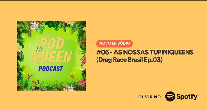 travatalks's tweet photo. ✨POD QUEEN NO AR
🎙️ Novo episódio do Pod Queen disponível! Não perca a análise do terceiro episódio do Drag Race Brasil. Ouça agora! 👑 #DragRaceBrasil #PodQueen
OUÇA: https://t.co/l5JvhfaRfu https://t.co/st147Bcul6