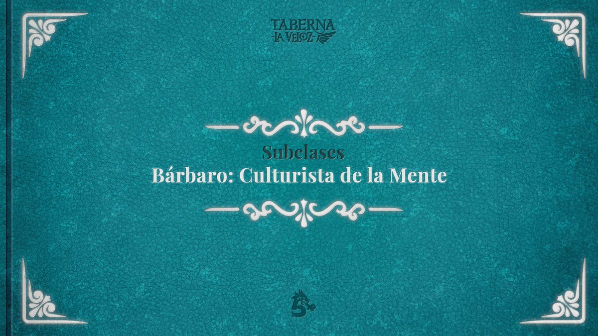 tabernalaveloz's tweet photo. ¿Nunca habéis pensado en lo divertido que podría llegar a ser un bárbaro que utiliza el cerebro para algo mas que repartir estopa?

Pues ya tenéis disponible esta nueva subclase de bárbaro culturista de la mente en nuestra web! https://t.co/TNwwBMV9QC