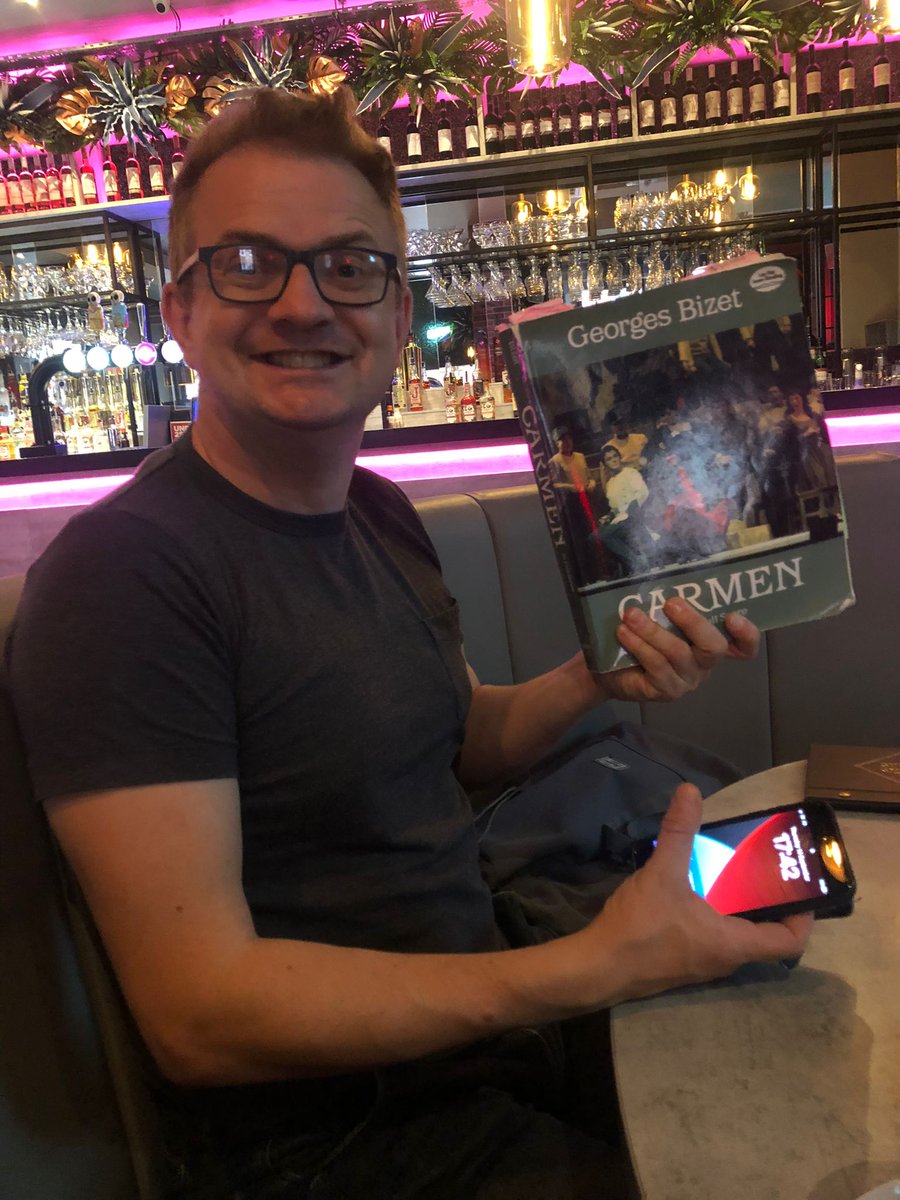 outreach_opera's tweet photo. Great to catch up with conductor, composer and friend, @bencrickmusic before his Bolton Symphony Orchestra rehearsal to chat all things #pendlewitches and opera. Ben will be joining us on the first day of our hike in October.  https://t.co/E5e4klUFdp https://t.co/ossrsKPNF3
