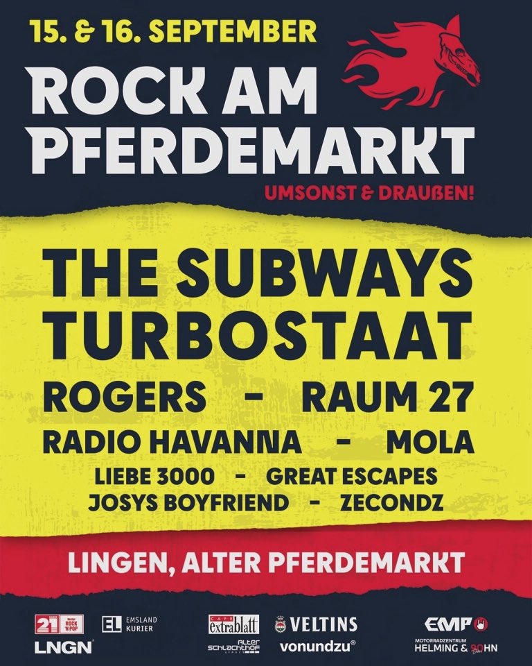 Lingen_FTW's tweet photo. Los geht‘s am Wochenende:
Altstadtfest in #Lingen mit verkaufsoffenem Sonntag, mehr Lili-Bus, handgemachter Musik und Special Guest Stars: @ianwhooper und @TheSubways
Am Sonntag Verleihung des „Lingener Theo“ Kleinkunstpreis Nachmittag auf dem Marktplatz. #Lingen #FTW #ASF23 https://t.co/ApE1XmGvea