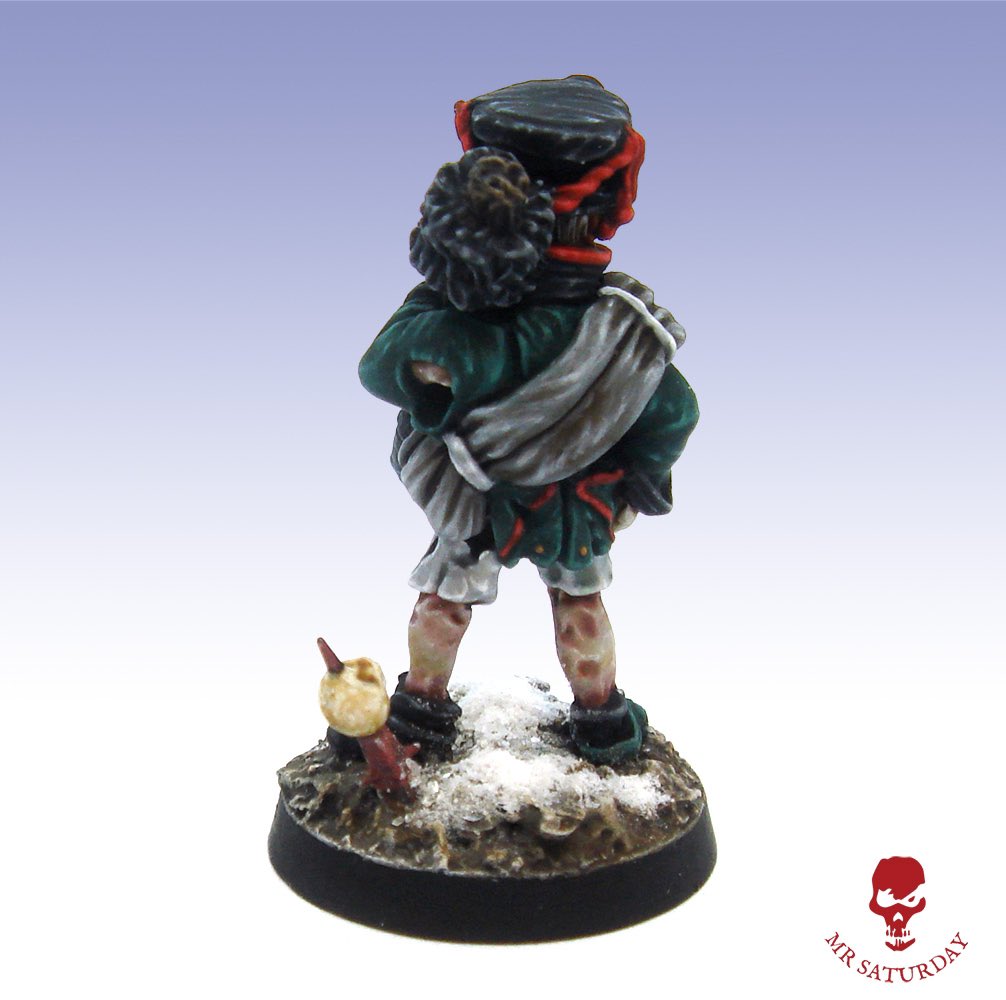 MrSaturdai's tweet photo. Another semi-fresh addition to my undead Russian Silver Bayonet unit, Gunner Three, an artillerist. #silverbayonet #alternativearmies #flintloque #slaughterloo #paintingminis #paintingminiatures #contrastpaints https://t.co/m9E09oEHfC