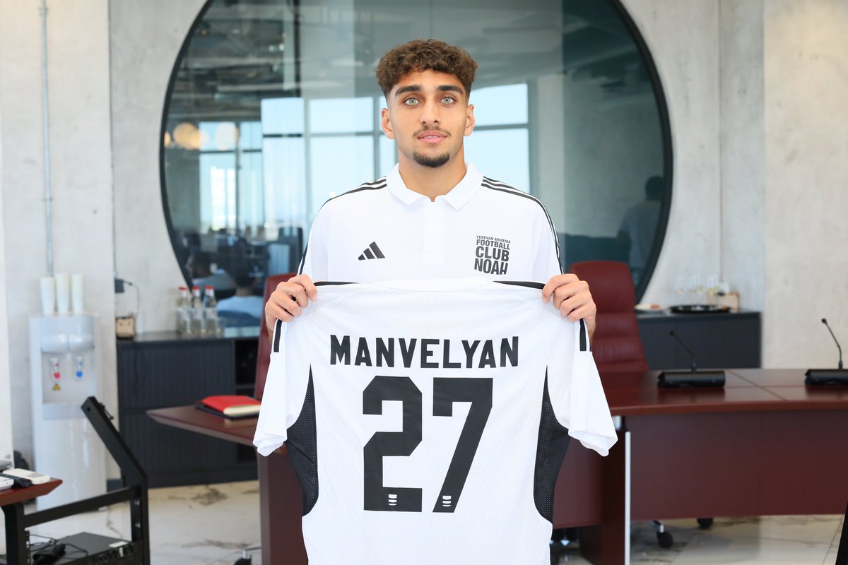 ManvelyanGor's tweet photo. New challenge with Noah FC ⚫️⚪️ https://t.co/OsbmS9CwBo