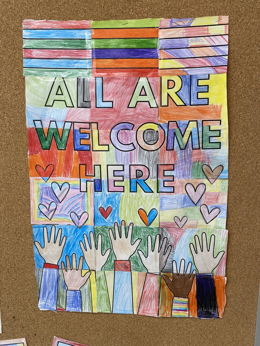 Mrs. Petkovic (@mrsdpetkovic) on Twitter photo When co-creating our learning environment, students voiced that they wanted to see a welcome sign in our classroom. 2-2 worked so hard to make this beautiful collaborative art piece 🖼️ 🖍️. Everyone is welcome here <a href="/DesmondHDSB/">Viola Desmond Public School</a> #wolfpack🐺 #ThisisUsWhatisOurImpact? When co-creating our learning environment, students voiced that they wanted to see a welcome sign in our classroom. 2-2 worked so hard to make this beautiful collaborative art piece 🖼️ 🖍️. Everyone is welcome here <a href="/DesmondHDSB/">Viola Desmond Public School</a> #wolfpack🐺 #ThisisUsWhatisOurImpact?