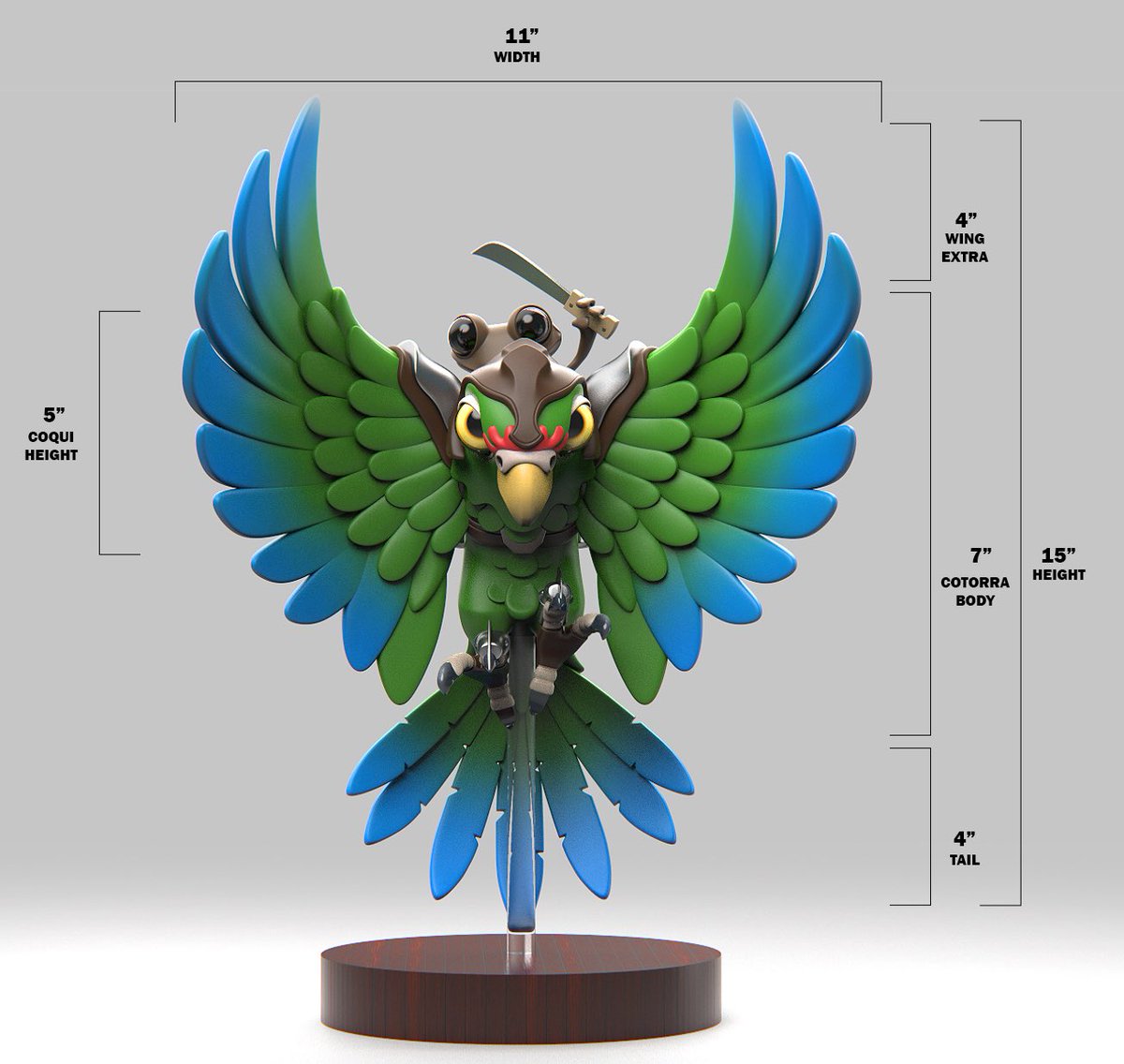 COQUI EN COTORRA
15x11x11
#toy #toydesigner #designertoys #coqui #puertorico #cotorra #parrot #coquicollection #3d #3dprinting #nft #nftart #nftcollection #nftcollectibles #nftpuertorico