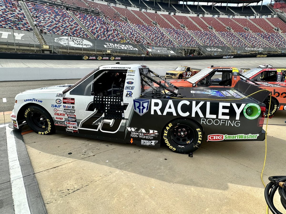 Rackley_WAR's tweet photo. Welcome @CRCAuto once again to the No. 25 of @mattdracing at @ItsBristolBaby !!! 🏁
#SmartWasher | #RackleyWAR | #NASCAR75 https://t.co/7syOyUjpXt