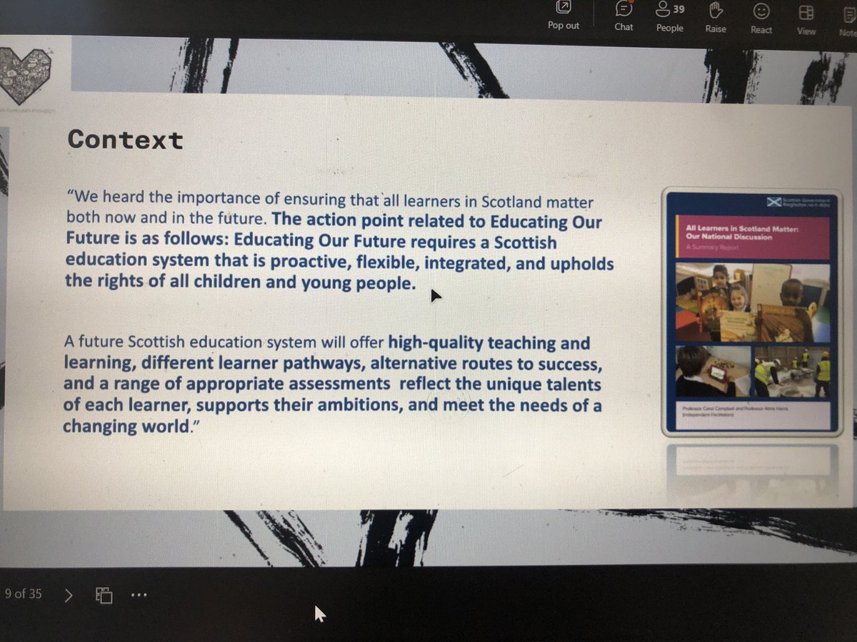 Jane_Arthur_'s tweet photo. Interesting dialogue with colleagues across Scotland today @EducationScot @CurriculumInnov #IDLcodesign team #projectbasedlearning #educatingourfuture #alllearnersinscotlandmatter @EdISGlasgow https://t.co/A6W7cWusfO