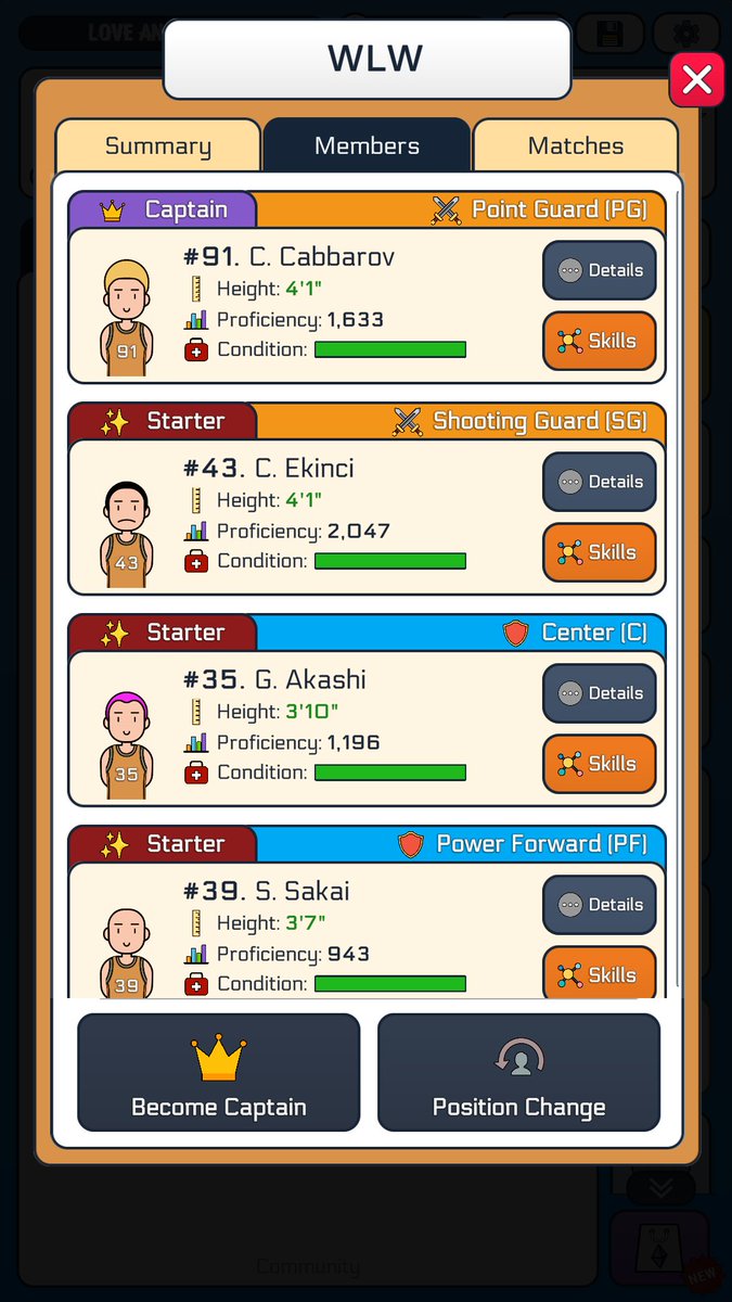 AnotherLifeSim's tweet photo. Sport teams and relationships with the coach and teammates will play a big part for your future career in basketball and soccer/football. Make sure you find a good one!
Also, taking suggestions for team names!๐คโ๏ธ
#AnotherLifeSim #AlSportsUpdate https://t.co/KacqryCphk