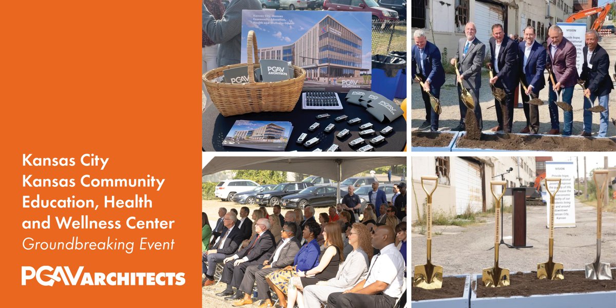 Last Friday we attended the groundbreaking for the KCK Community Education, Health and Wellness Center

The center will be providing access to educational programs, health services, financial literacy and more

PGAV Architects is proud to be the project architect on this endeavor