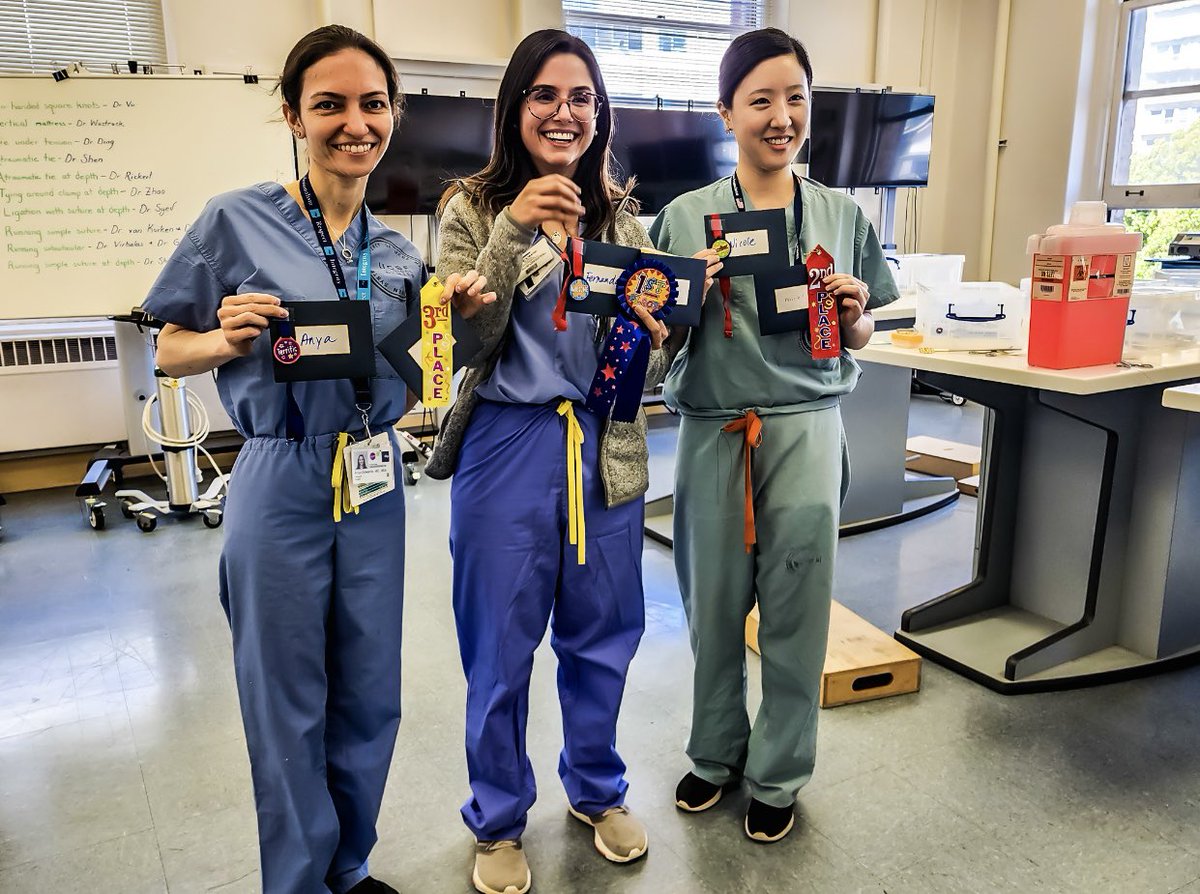 🏆🌟 Special congratulations to winners Fernanda Romero-Hernandez, Nicole Lee, and Anya Edwards, who not only shone in the assessment but also consistently demonstrated their commitment by completing their homework. #SurgicalSkills #MedicalEducation🥇
