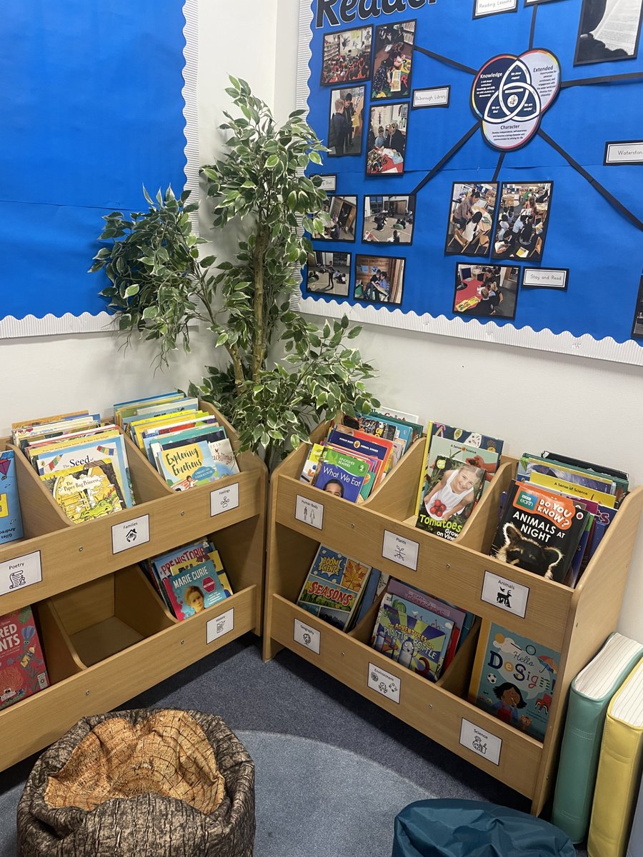 Bluecoat_Prim's tweet photo. Our KS1 children are enjoying their new library space. A huge thank you to @Literacy_Trust and @chase_uk for our wonderful collection of books and furniture. #everychildwillbeafluentreader #chaserewardingfutures #readingcommunities https://t.co/hBrEmBjsBu