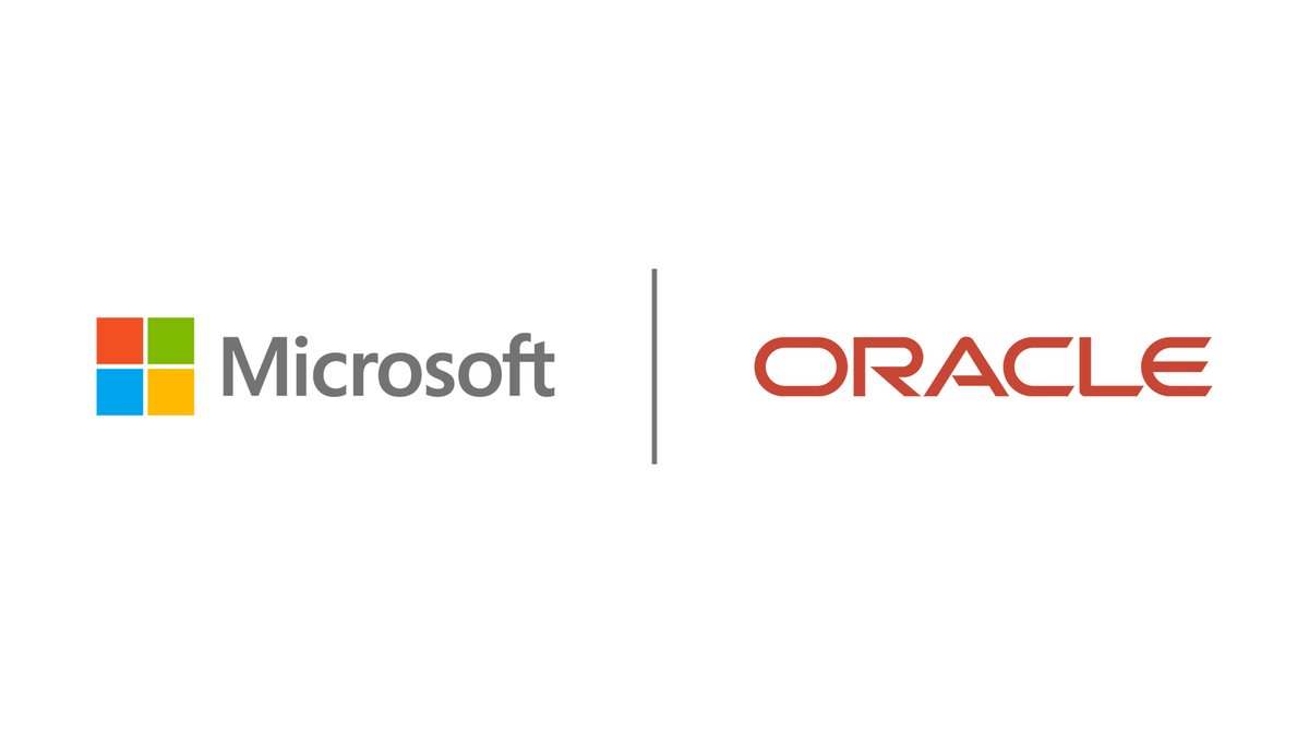 🤝 We’re partnering with <a href="/Oracle/">Oracle</a> to accelerate cloud innovation for mission-critical workloads. Learn how we're bringing OCI database services to Azure datacenters: msft.it/601095Bo0