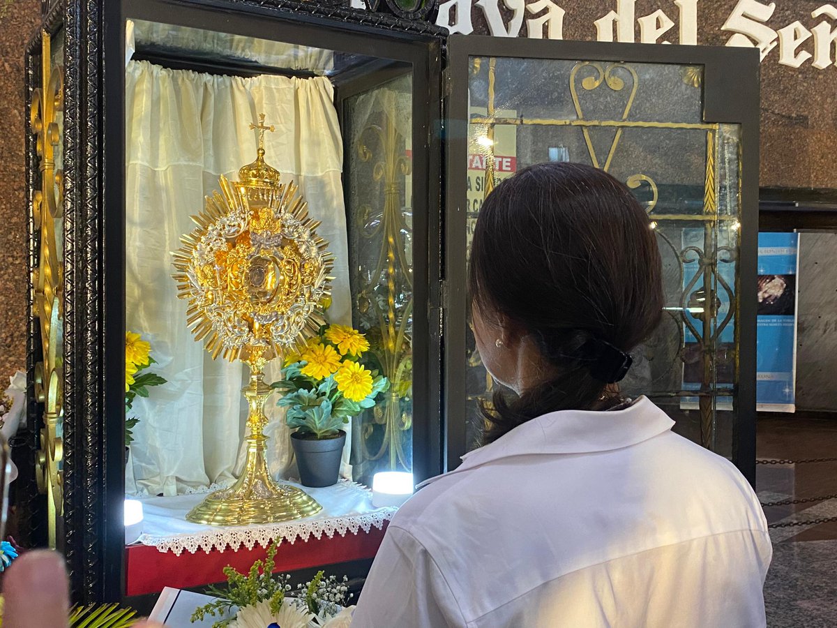 MariaCorinaYA's tweet photo. Esta lucha espiritual nos reúne para ver a Venezuela libre muy pronto y unir a nuestras familias. 

Eso pedí a nuestra Virgen de Coromoto desde su santuario. 

Dios y María, su madre, nos bendigan. https://t.co/Uhg0xkzDBV
