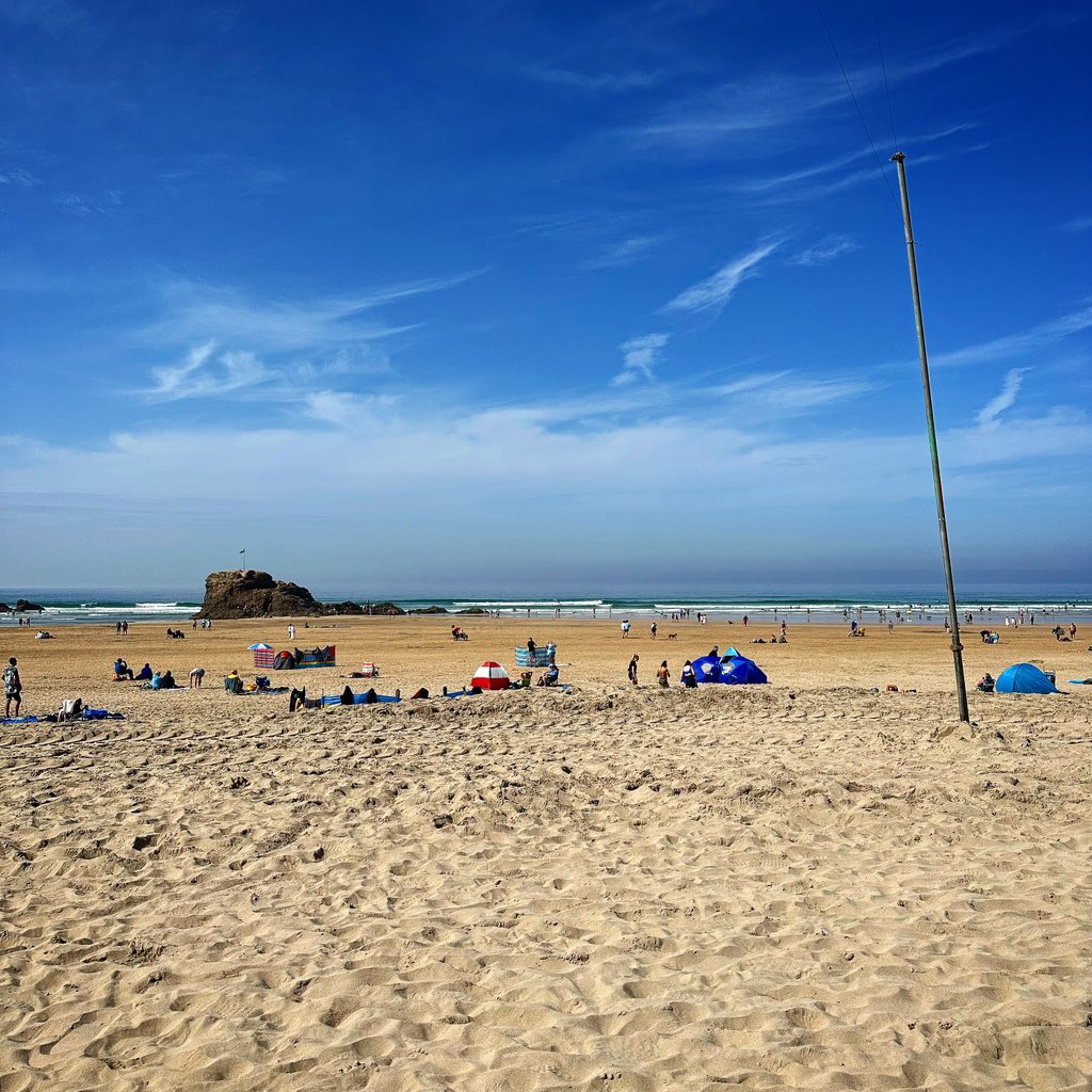 What a view, if you know, you know…be here, we have the last week in September available: Mon 25th - Sat 30th Sept - £675.40
SevenDunes.co.uk 
👍☀️😎🏖️🏄‍♂️
#SevenDunes #Perranporth #Cornwall #familyholidays #cornwallholiday #selfcatering #selfcateringholidays #visitcornwall