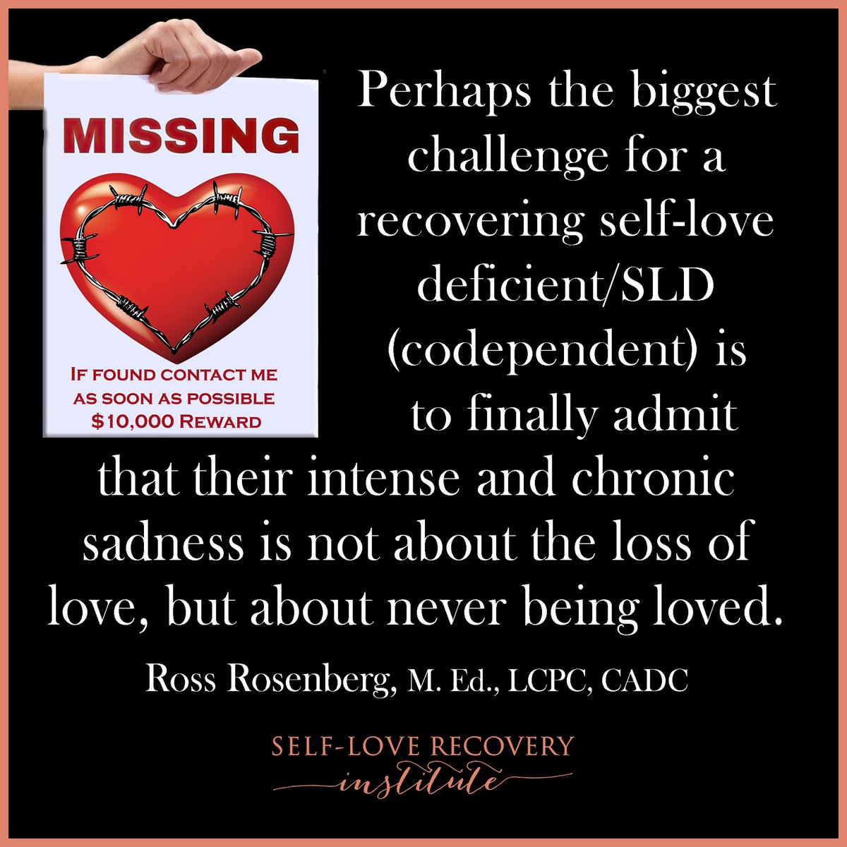 RossRosenberg1's tweet photo. I discovered this nugget of truth during a session with one of my clients.
#grief #griefjourney #traumahealing #traumarecovery #rossrosenberg #humanmagnetsyndome #codependencycure #selflove #selflovejourney #selfloverecovery https://t.co/P5OZkrOQr6