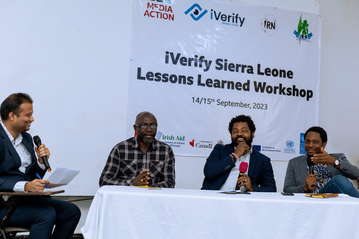 Sagar_Adhikari_'s tweet image. Feel extremely proud to be part of #iVerify's 2-day Lessons Learned Workshop, as the consortium partners (SLAJ, IRN and BBC Media Action) took stock of the platform's achievements and shared ideas on how to ensure its sustainability.  

Special #ThankYou to all our partners.