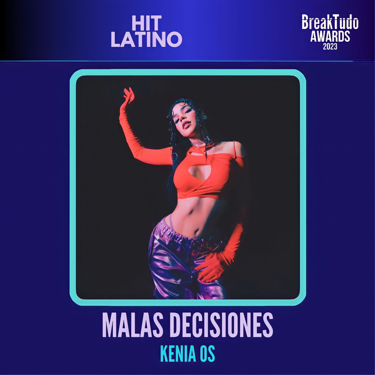 KeniaOsMex's tweet photo. ¡ALERTA KENINI! 

Kenia Os se encuentra nominada en los #BreakTudoAwards2023, recuerda seguir votando en las siguientes categorías:

• Artista Latino del Año
🔗: https://t.co/FT46MIEGWQ

• Hit Latino
🔗: https://t.co/d0jedrdNHZ https://t.co/RJySCs4Uk6