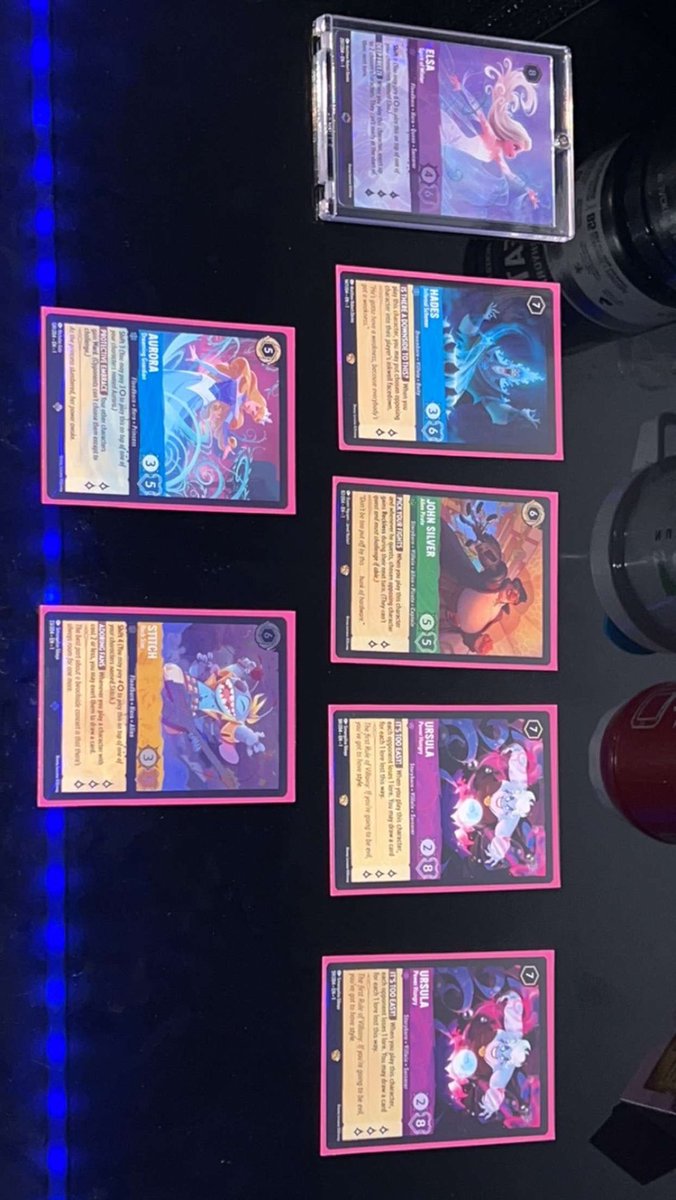 TCs__Cards's tweet photo. How was my pack luck for 4 packs?? 😂😂 #lorcana #lorcanatcg https://t.co/HL9ET38vbO