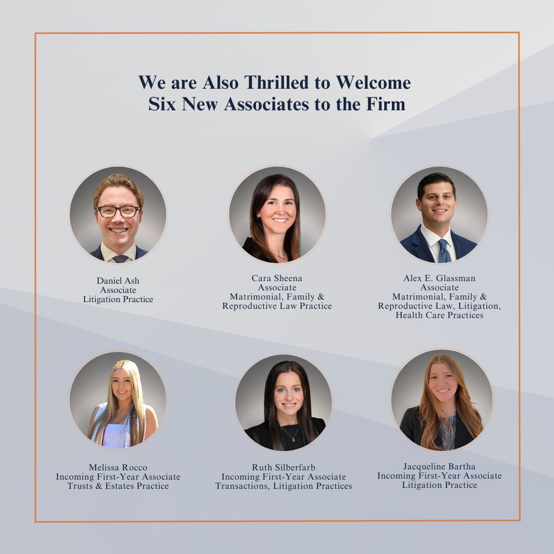 SSRGALaw's tweet photo. We are pleased to welcome to SSRGA six distinguished attorneys from Ganfer Shore Leeds &amp; Zauderer, as well as six new associates. SSRGA’s strategic expansion continues with these additions and the creation of a new employment &amp; labor law practice. https://t.co/MYeewyjnqA