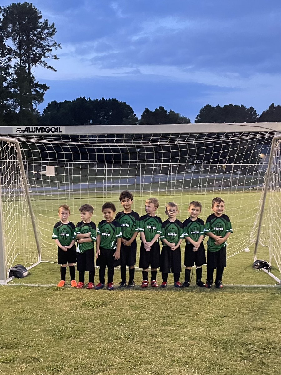 U6 Soccer!  These guys started their season off with a win tonight. Future looks bright for boys soccer. Go Tigers!