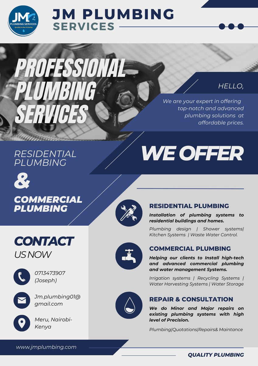 Quality Plumbing Services.