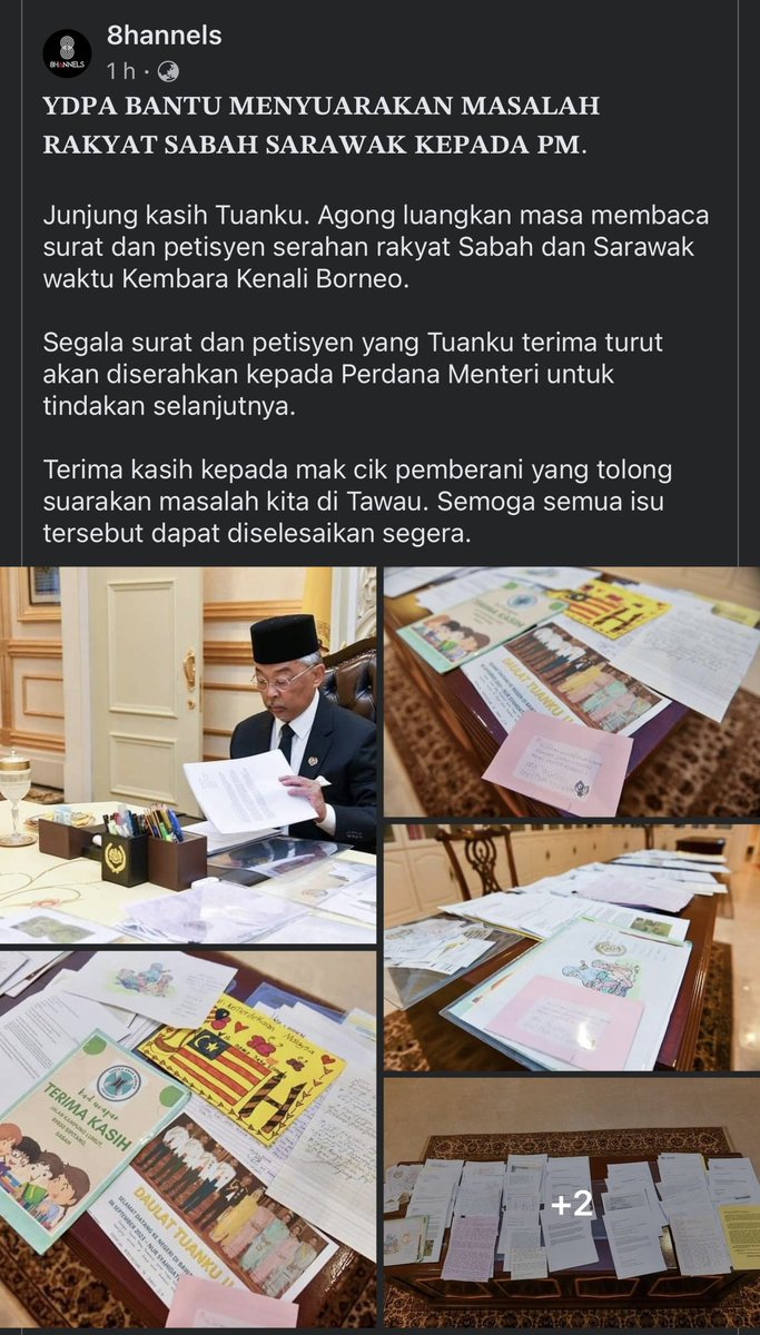 LinaRamsah's tweet photo. Hikmah kembara Borneo, suara orang kampung dibawa direct ke PMX, tanpa ada saringan pegawai-pegawai.

I wanna cry. Thank you aunty yang di Telupid hari tu. Thank you adik Ningsi Nazri atas surat luahan hati rakyat hari itu. 💪💪 https://t.co/rOuwvVviya