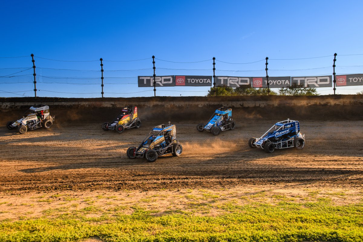 T-minus one sleep until we're racing again. 😏 @jaxspeedway kicks off an Illinois tripleheader Friday night, followed by visits to @HighlandDirt Saturday and Red Hill Raceway on Sunday. Get a ticket at the gate or stream us live on @DIRTVision. 📸 @Jacy_Norgaard