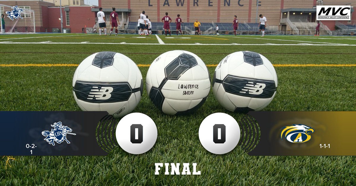 Final score. Lawrence 0 Andover 0 ..