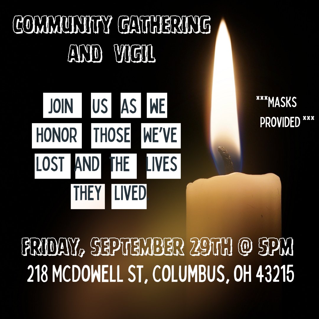 September 29th marks six months since our friend Jeremy from Heer Park was killed. We can’t count on our hands the many others lost before and after him this year alone. Join us 5-8 at the Vanderelli Room to remember their names and honor their memory and the lives they lived.