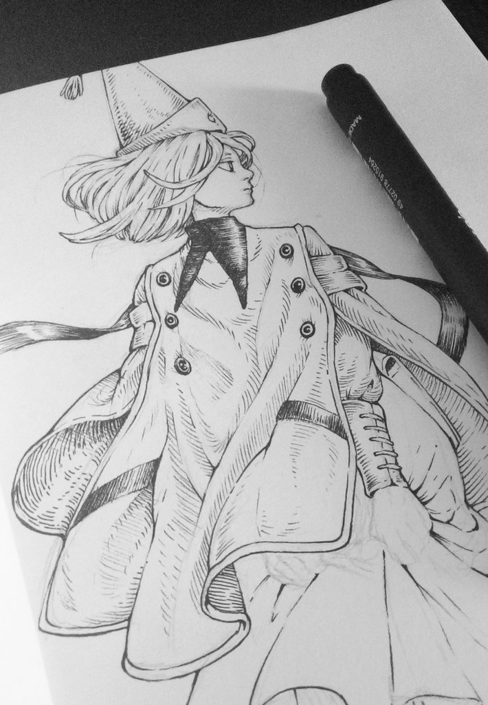 Hatch shading practice with some Witch Hat Atelier ✒️
#inkdrawing #WitchHatAtelier #coco #illustration