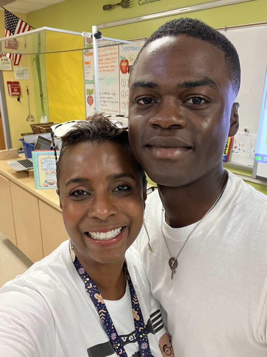 When people ask me…why do you stay in teaching? I say bc my forever kids always come back looking for me. I ❤️ this kid so much. My Rodney Jones is now a Marine—OORAH! Once a @glecpva panther always a panther🐾 #homeiswheretheheartis schools support but they also create family.