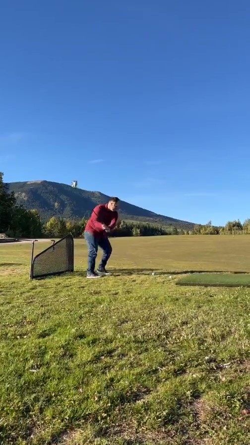 ZenSeekers's tweet image. In the swing in Grande Cache, @thewilderxness is golfing in @MDofGreenview with a mountain view. 
Look out for the #ExploreNWAB #MDGreenView story with this photo and video shoot coming soon, right here on ZenSeekers: zenseekers.com/campaign/explo…