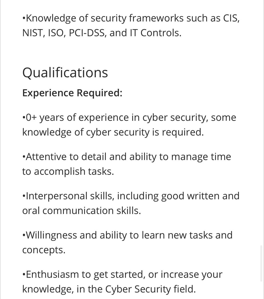 DeedsNPassports's tweet photo. 🚨🚨👏🏾I NEED YOU TO STOP WHAT YOU DOING AND GO APPLY TO THIS ENTRY LEVEL CYBER JOB POSTED EARLIER TODAY!!!!
 
ZERO YOE REQUIRED!!! RUN 🏃🏽 DONT WALK! - Hyatt Hotels Cyber Career and Discounted Rooms HELLO SOMEBODY 🔥🔥🔥🔥 

https://t.co/fdr0JmLKIz https://t.co/Hr2VpXKicw