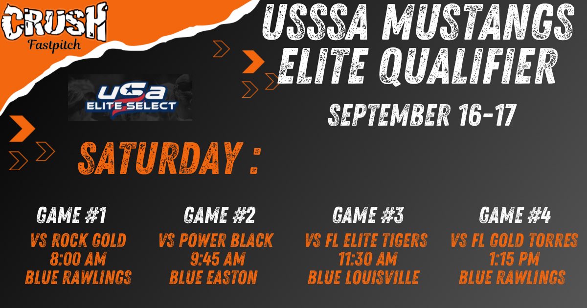 FastpitchCrush's tweet photo. Crush 18u will be hitting the clay this weekend in Viera! Looking forward to our first Fall Tournament of the 2023 season! #gocrush #getrecruited https://t.co/yAjhiIoQkR