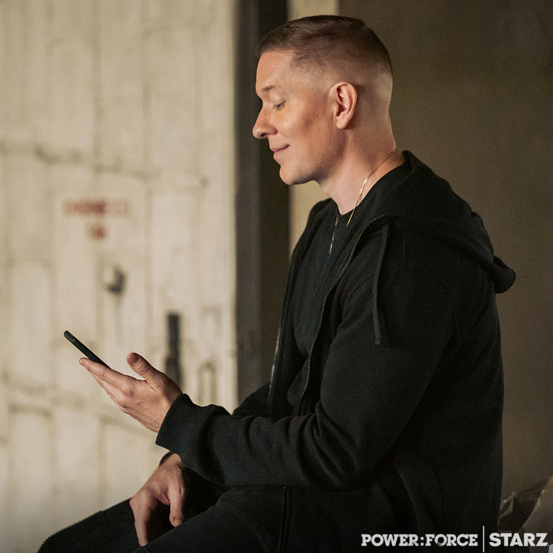 Someone got Tommy cheesin'. New episode of #PowerForce available NOW on the <a href="/STARZ/">STARZ</a> App. #ForceFridays