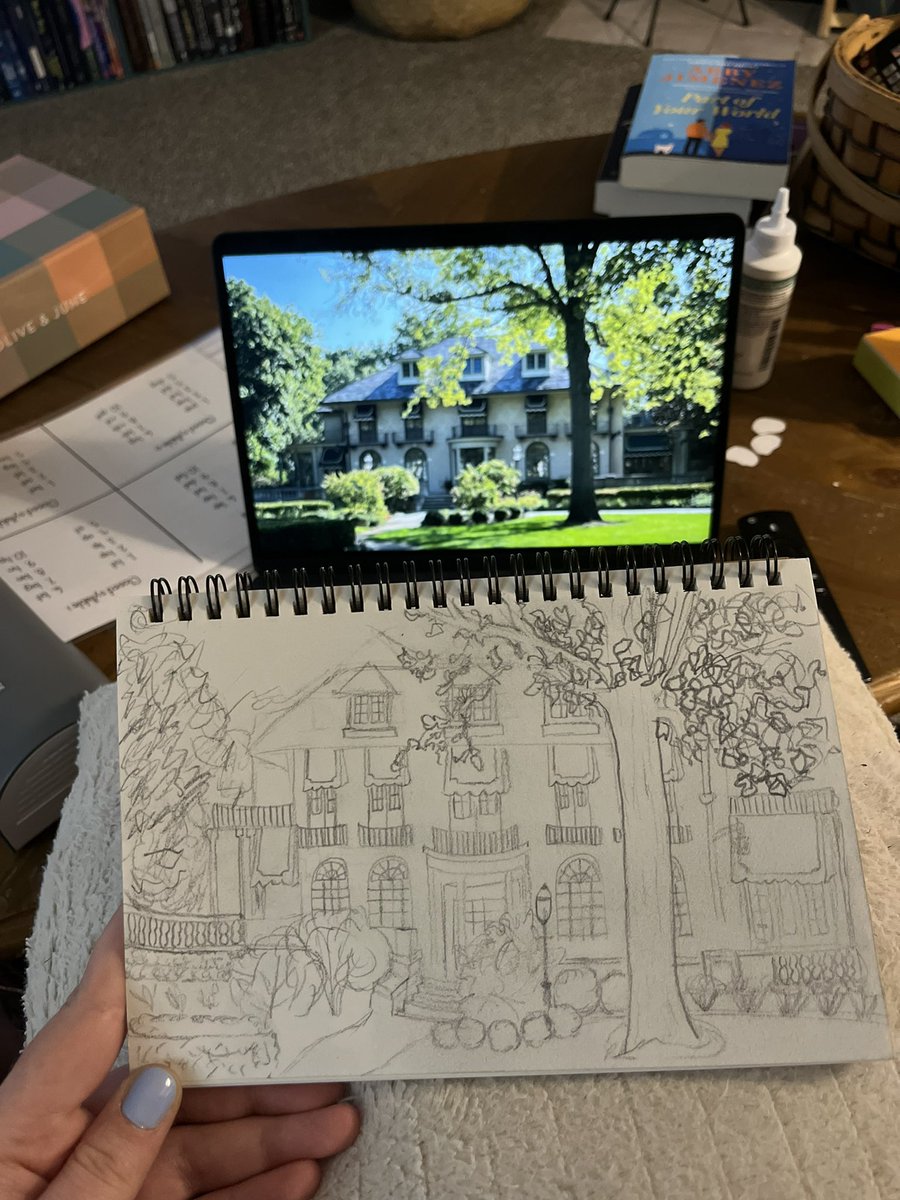 Observational drawing is one of my favorite artistic outlets. Feeling inspired from our walk &amp; talk yesterday!