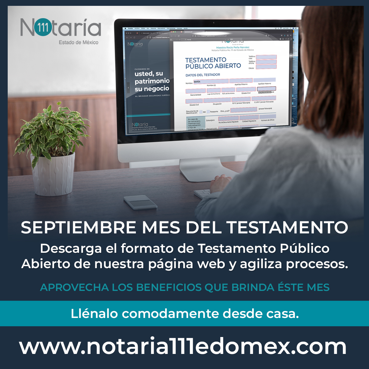 NotariaMexico's tweet photo. SEPTIEMBRE,  MES DEL TESTAMENTO

Descarga el formato de Testamento Público Abierto de nuestra página web, agiliza procesos y llénalo cómodamente desde casa.

APROVECHA LOS BENEFICIOS QUE BRINDA ÉSTE MES

https://t.co/8hs6Meq12A

#SeptiembreMesDelTestamento #Testamento https://t.co/f9lDZeB2h7