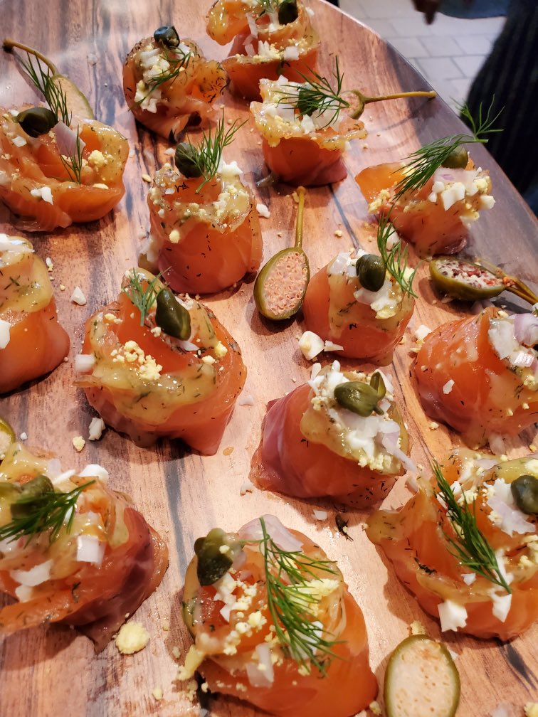 ChefKevinBelton's tweet photo. Salmon #cheffin #cheflife #event #nola https://t.co/uweHhMXbkz