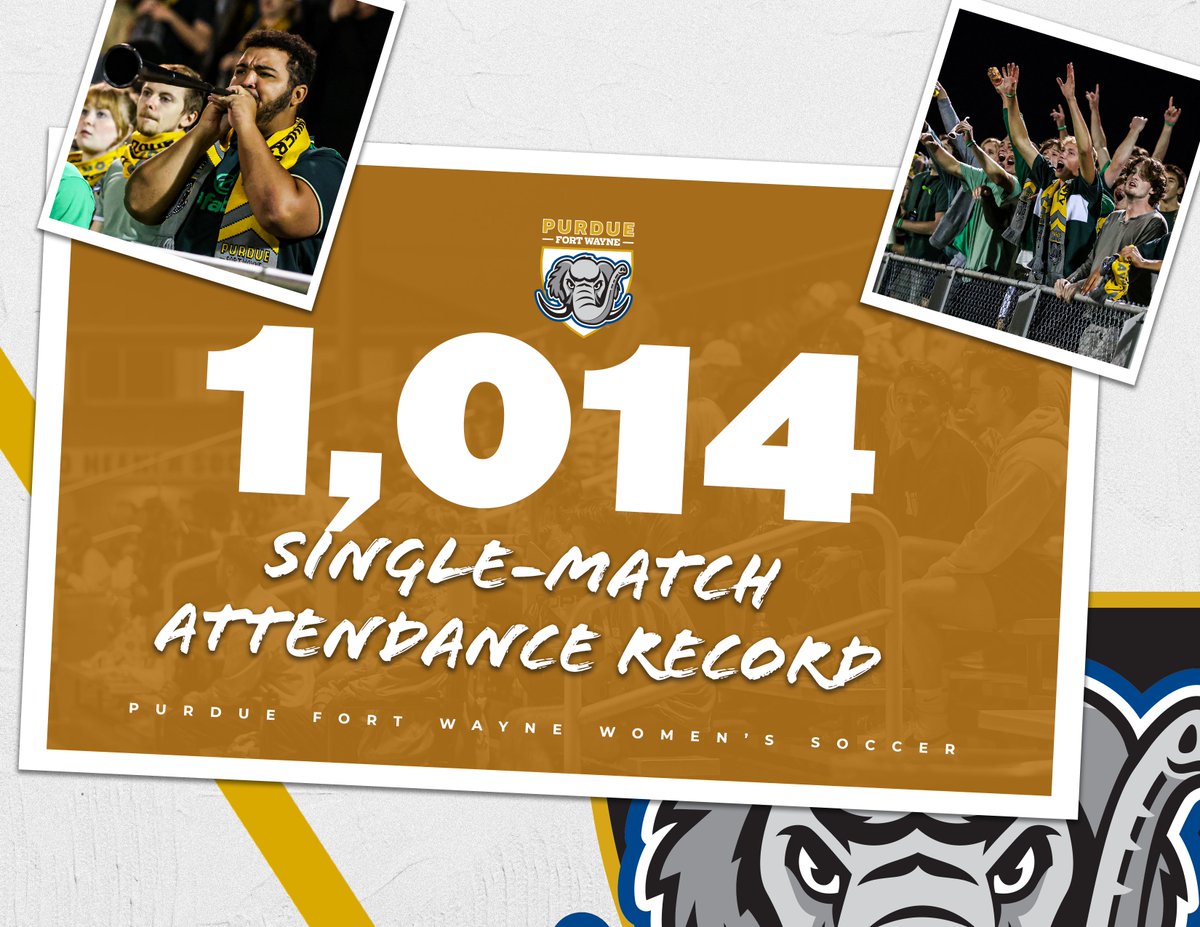 Thank you for making Party at the Pitch a wonderful night and helping us set a women's soccer program record for single-match attendance! 

1️⃣0️⃣1️⃣4️⃣ screaming Mastodon fans!

#FeelTheRumble #HLWSOC