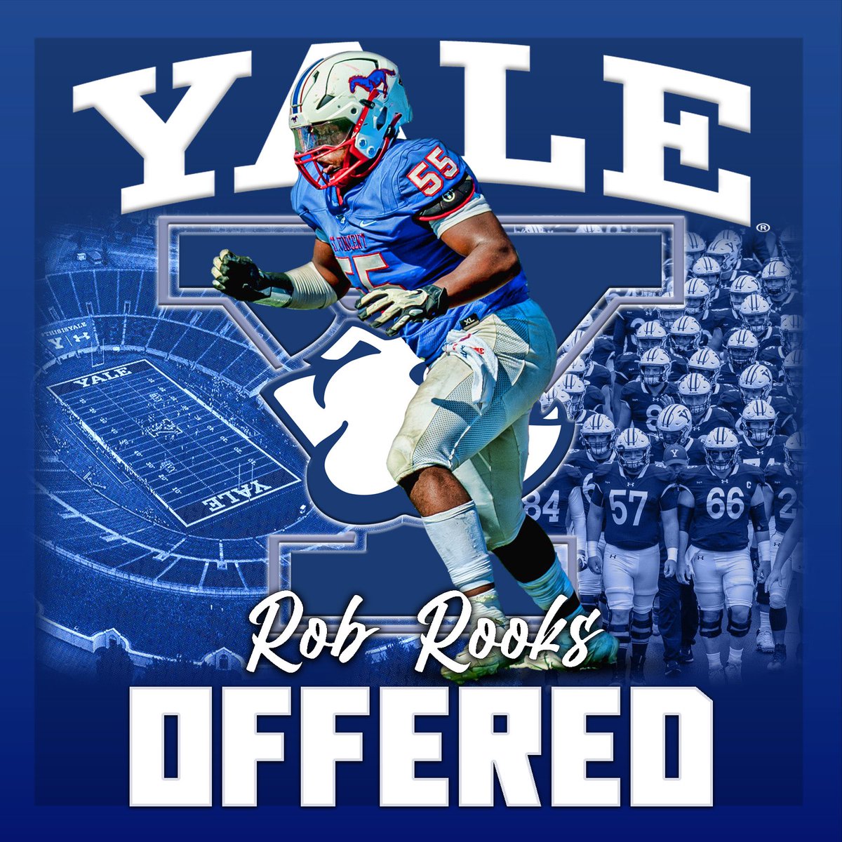 Congratulations to <a href="/RobRooks55/">Rob Rooks</a> for receiving an offer to Yale University!

<a href="/yalefootball/">Yale Football</a> | <a href="/CoachRenoYale/">Tony Reno</a> <a href="/CoachJanecek/">Tim Janecek</a> @RecruitYaleFB