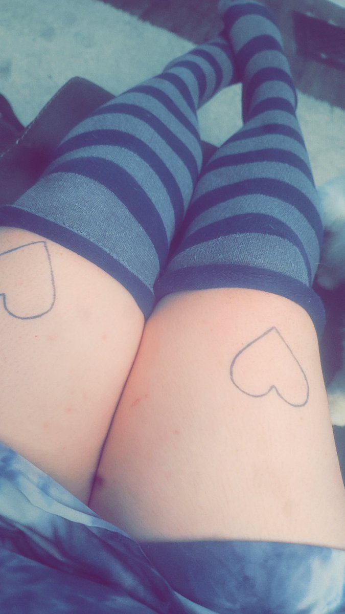 bunnysplaytime's tweet photo. Hehe I'm going to be naughty tonight!!!!  #thighhighs #transpire #thighjob #naughty #feetpic https://t.co/EIdKYAxD8A