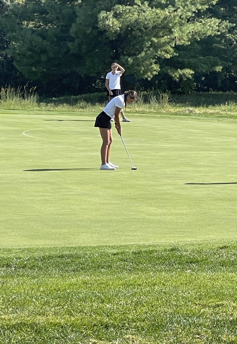 Grain Valley Varsity won their 9 hole match with Lee’s Summit @ Adam’s Pointe. <a href="/MalloryCrane25/">Mallory Crane</a> was Medalist with a 38. 
<a href="/GVgirlsgolf/">GV Girls Golf</a>