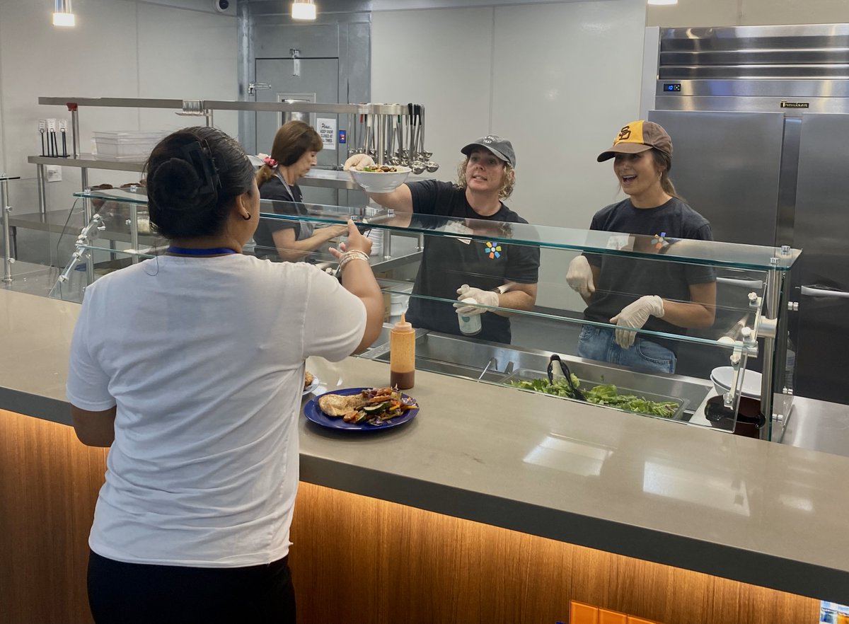 sd_fdn's tweet photo. #VolunteerDay! Thank you, Ronald McDonald House Charities of San Diego (RMHCSD) for having #TeamSDF give back. We enjoyed serving lunch and organizing the food pantry. It's an honor to support the “home-away-from-home" provided by RMHCSD for children &amp; families. ❤️ https://t.co/UopGPJT5Ix