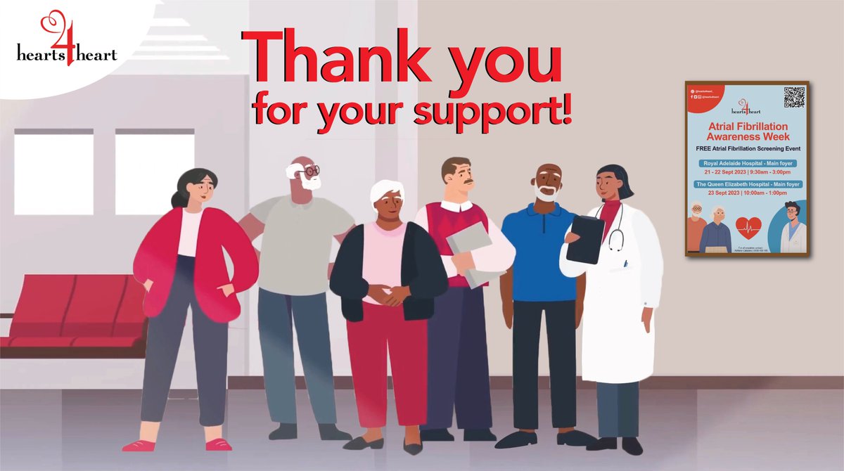 Thank you to the patients, carers, HCPs, advocates, and journalists across Australia who got involved and showed their support during #AtrialFibrillationAwarenessWeek2023. Visit hearts4heart.org.au to access free resources to support your heart health journey. #hearts4heart